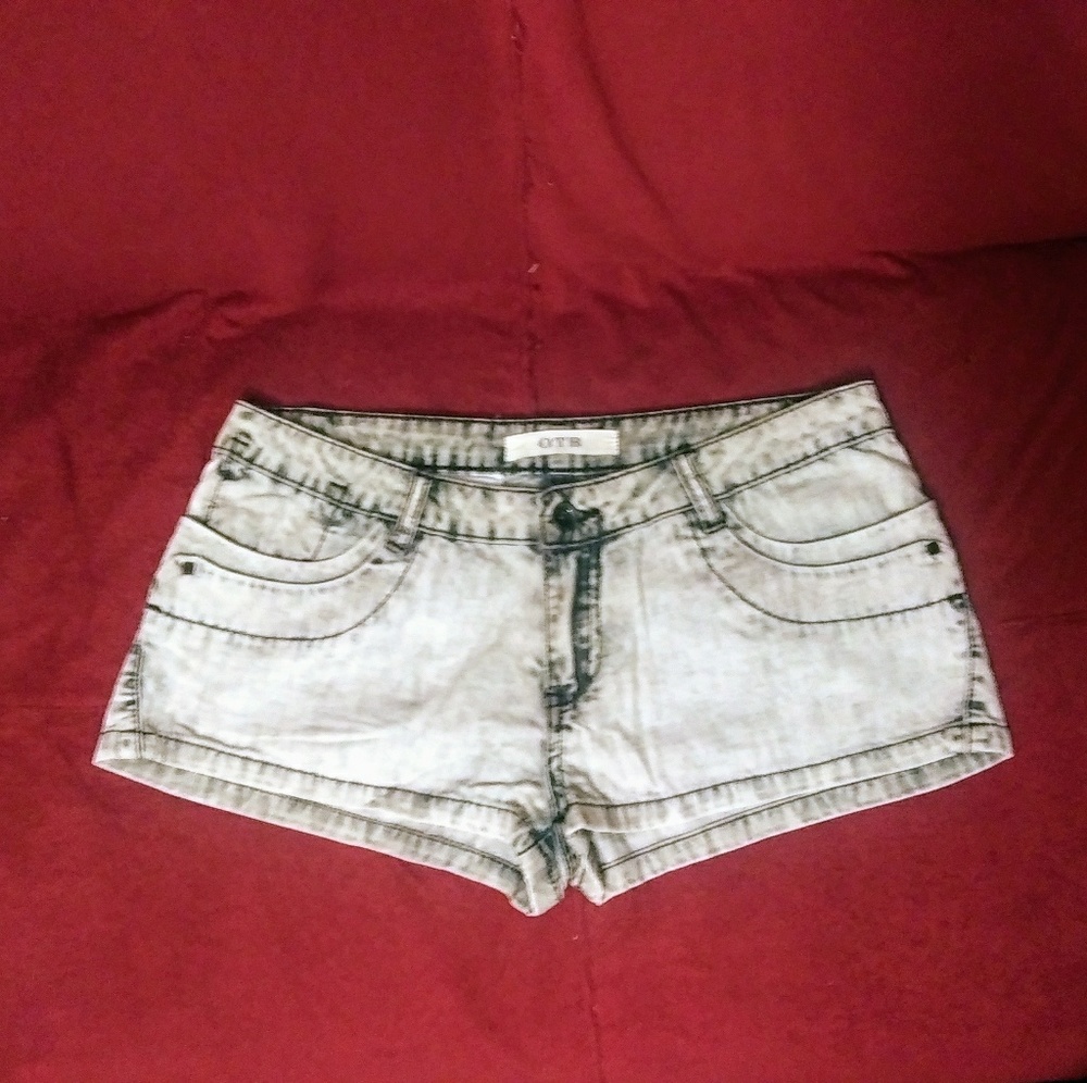 MWOT. OTB gray denim shorts SZ-7 - Picture 1 of 6